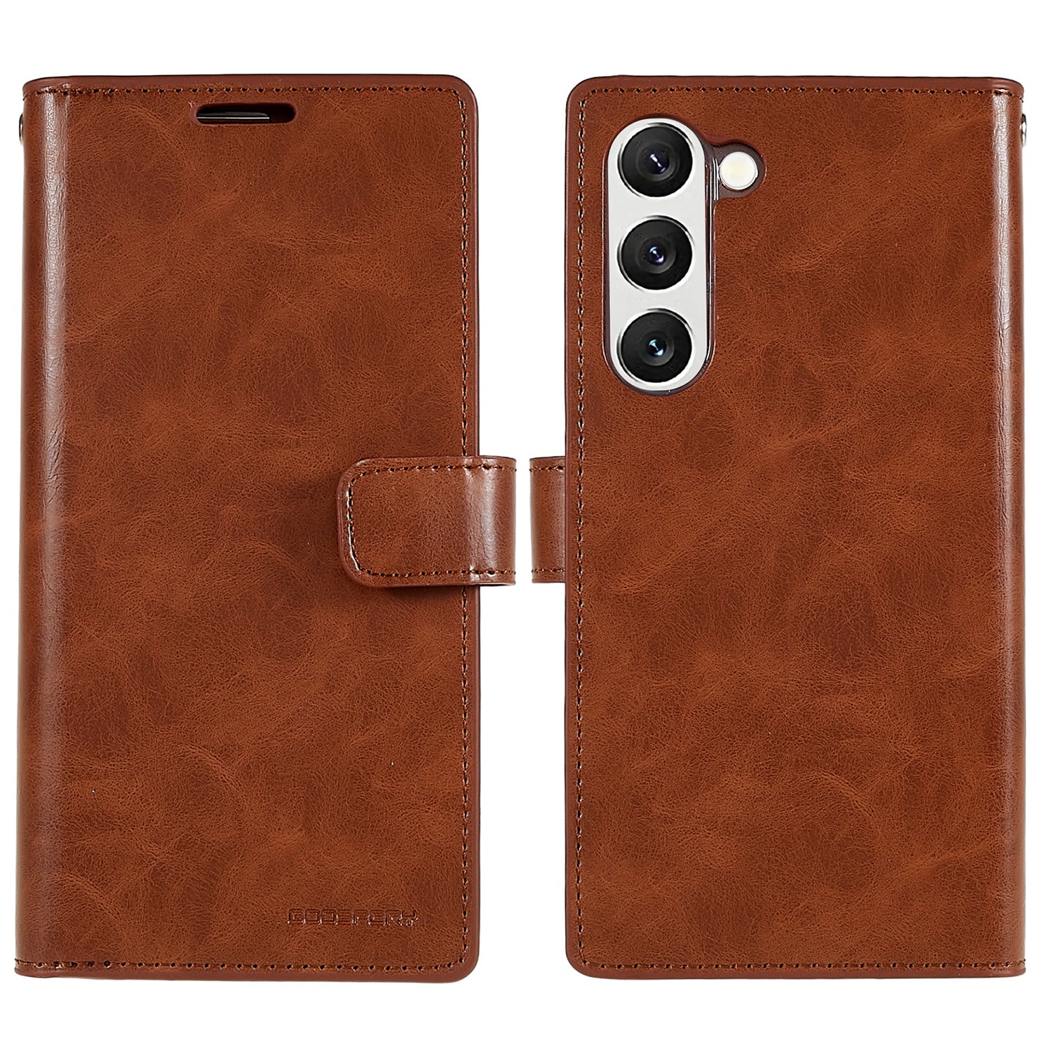 MERCURY GOOSPERY Mansoor Series for Samsung Galaxy S23 Multiple Card Slots Leather Phone Case Anti-scratch Wallet Cover MERCURY GOOSPERY Mansoor Series for Samsung Galaxy S23 Multiple Card Slots Leather Phone Case Anti-scratch Wallet Cover